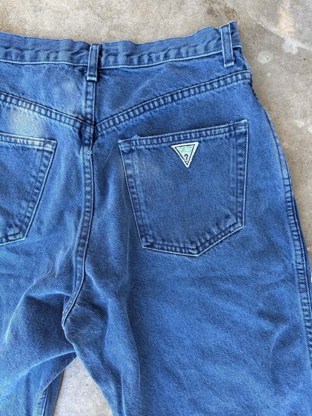 Vintage GUESS Jeans Georges Marciano Made in USA Blue Denim Shorts